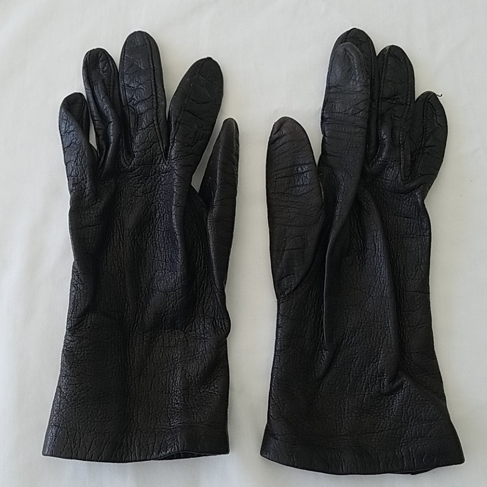Dark Brown Leather Gloves Dark Brown Leather Gloves